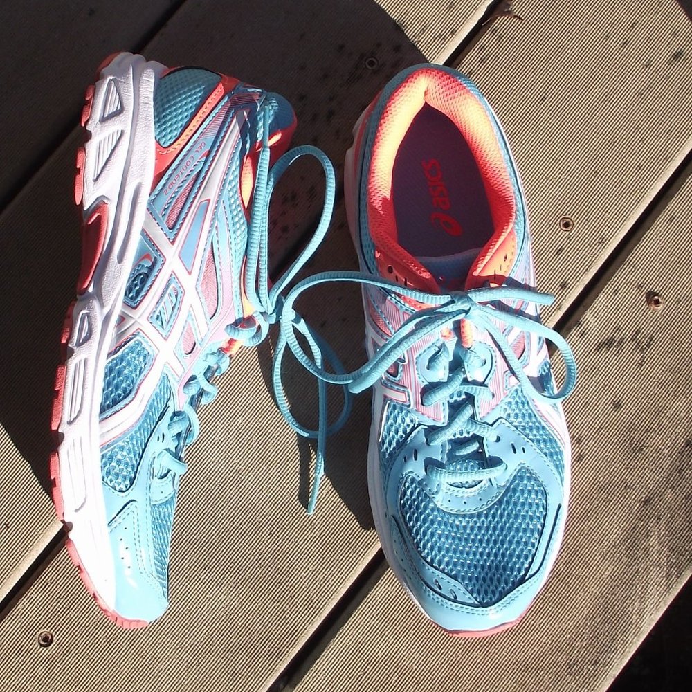 Women's Asics athletic shoes